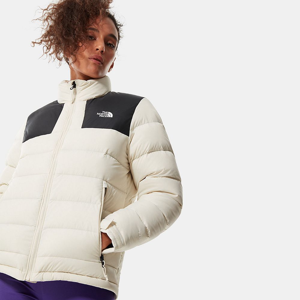 The North Face Insulated Jacket Womens Australia - The North Face Massif White / Black (WHK-784091)